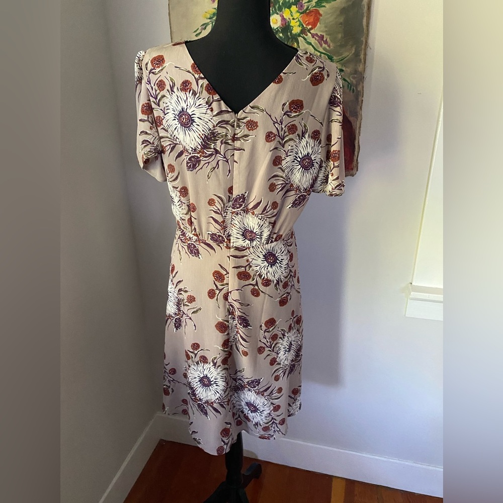 NWTs Madewell Smocked Shoulder Mini Dress - Picture 6 of 9
